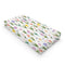 Watercolor Tulips Bees Butterflies Changing Pad Covers, Boho Spring Floral Sheets for Baby Girl, 32''x16''