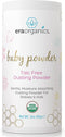 Era Organics Talc-Free Organic Baby Powder - USDA Organic Dusting Powder with