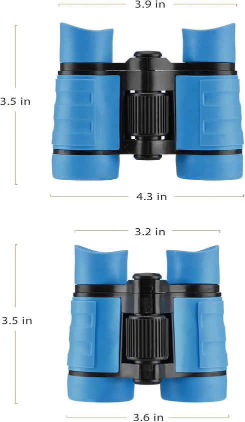 Binoculars for Kids, Shockproof Toy Binoculars for Bird Watching, Educational Gifts for 3-12 Years Old