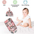 Who Love Cows Newborn Swaddle Blanket with Hat Set, One Size Receiving Blanket for Boys and Girls