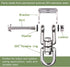 Heavy Duty 360° Swivel Swing Hanger, Stainless Steel Hammock Hook for Ceiling, Porch Swing, Gym, 1000 lb Capacity
