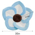 Flower Baby Bath Pad, Infant Bathtub Mat for Bathtub Tub Sink (White Blue)