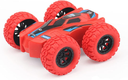 Pull Back Cars Double-Sided Friction Powered Vehicles, Shockproof Inertia Cars for Boys Girls Age 3+
