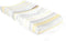 Lush Decor Baby Hygge Geo Soft & Plush Changing Pad Cover, 32" x 16" x 5", Yellow & Gray