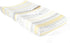 Lush Decor Baby Hygge Geo Soft & Plush Changing Pad Cover, 32" x 16" x 5", Yellow & Gray