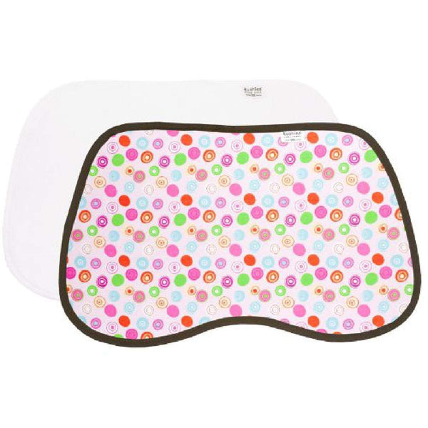 Kushies Burp Pads, Pink Crazy Circles, 2-Count Pack