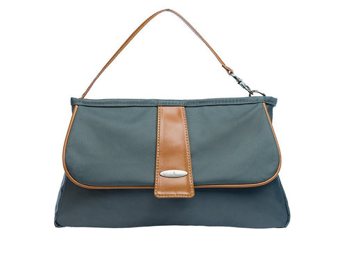 Vilah Bloom Cottage Clutch Diaper Bag Handbag, Hampton Grey