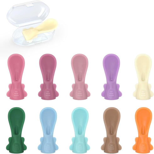 10-Pack Bulk Baby Food Pouch Spoons Ultimate Daycare & Home Value Set