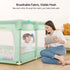 50"x50") COMOMY Playpens for Babies and Toddlers, Small Baby Play Pens, Activity Center for Baby Safe and Non-Slip Baby