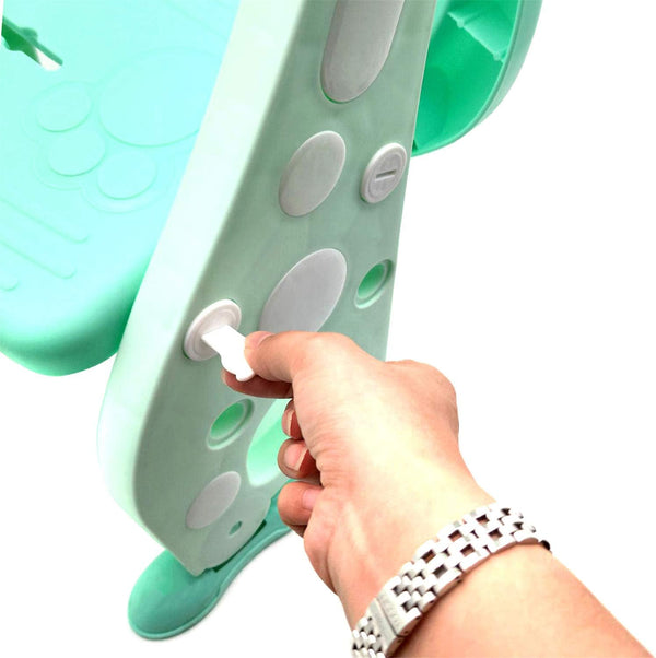 HongK - Portable Green Dear Kid Potty Training Seat w/Step Ladder Toilet Chair
