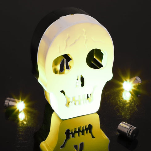 BTFO 10pcs LED Mini Lights, Small Led Lights for Dollhouse Silver Plastic Battery Included Doll House Electric Lights