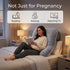 Eccn U-Shaped Full Body Pillow for Adults, Maternity Pregnancy Pillow with Washable Velvet Cover, Ergonomic Support