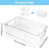 Baby Bottle Organizer Plastic Storage Center for Baby Bottles and Food Jars Baby Bottle Organizer for Cabinet, Perfect Organizer for Kitchen Cabinet, Pantry, Refrigerator, and Countertop(2 pcs)