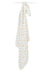 100% 47in 47in Lulujo Baby Swaddle Blanket| Unisex Softest Cotton Muslin Swaddle Blanket| Neutral Receiving Blanket