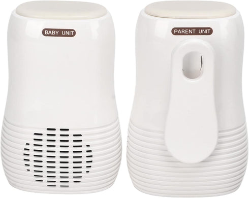 Audio Baby Monitor, 2.4G Two Way Intercom Baby Care Monitor with Night Light, Digital Sound Indicator, Plug & Play,