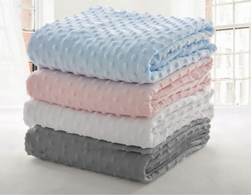 (30" 40"), 2-Layer American Baby Company Heavenly Soft Chenille Receiving Blanket x Design with Minky Dot & Silky