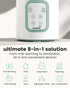8-in-1 24H Grownsy Baby Bottle Warmer, Fast Baby Milk Warmer with Timer for Breastmilk or Formula, Accurate Temperature