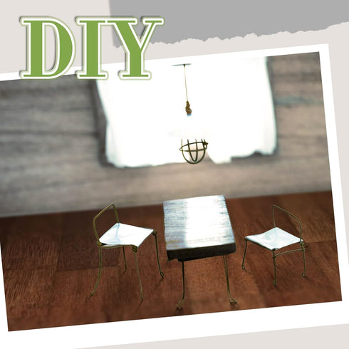 24 8.27 11.69 Inch Flutesan Pcs Miniature Dollhouse Wallpaper and Flooring Peel and Stick Mini DIY Self Adhesive