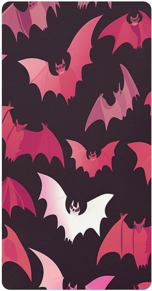 Bseiialft Halloween Flying Bats Crib Sheets for Boys Girls Soft and Breathable Cotton