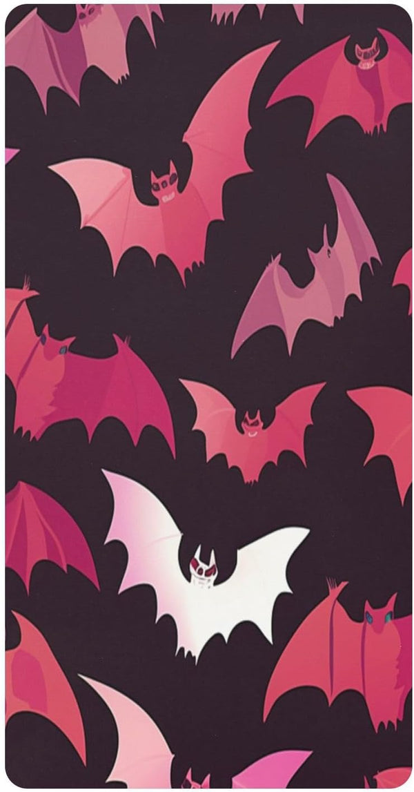 Bseiialft Halloween Flying Bats Crib Sheets for Boys Girls Soft and Breathable Cotton