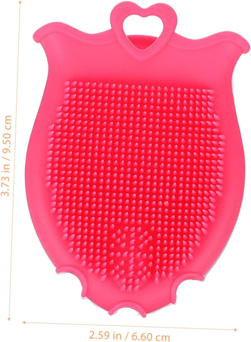 Ipetboom 3-Piece Set Kids Hair Scalp Brush - Exfoliating Shower Scrubber