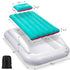 2 USHMA Inflatable Toddler Travel Bed, Portable Toddler Bed | Kids Air Mattress with Sides | Reversible Colors Kids