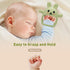 CAHILON 2 Pack 3-6 6-12 0-3 6 9 12 Easter Baby Teething Toys for Months, Soft Silicone BPA Free Bunny Teething Mitten