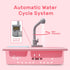 CUTE STONE Color Changing Play Kitchen Sink Toys, Electric Dishwasher with Running Water, Pretend Play