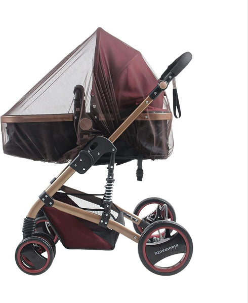 XGOPTS Pack Universal Mosquito Net for Stroller, Durable Baby Bug Net Elastic Drawstring Mesh Toddler Canopy