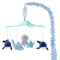 The Peanutshell Crib Mobile for Boys or Girls - Light and Dark