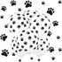 Koogel Paw Print Balloons - 100 PCS 12 Inch Dog Balloons for Birthday Party Decoration