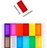 1x2 1000pcs Transparent Tiles Flat Bricks - Classic Building Blocks Parts and Pieces,Smooth Plate Water MOC Accessories