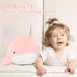 Tezituor Narwhal Stuffed Animal, Pink Plush Whale Narwhal Toy, Ultra Soft Cute Plushie Hugging Pillow for Girls Kids