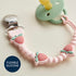 100% Itzy Ritzy Silicone Pacifier Clip Food Grade Silicone Pacifier Strap with Clip Keeps Pacifiers, Teethers & Small
