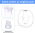 lasuroa 8pcs E10/S1/S1 MomMed S21/S32 Duckbill Valves, Soft Silicone Breast Pump Replacement Compatible with Eufy Pro