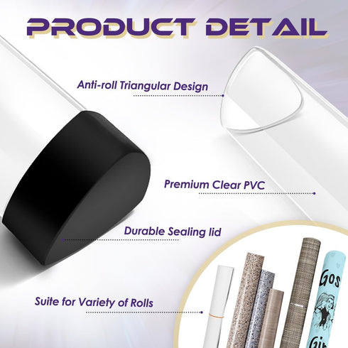FROGIGO (3 Playmat Tube Prism-Shaped for TCG Playmats - Non-Slip Play Mat Holder with Easy in/Out & Anti-Roll Design