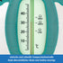 Reer Child-Safe Green Turtle Bath Thermometer by