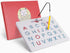 GAMENOTE Double Sided Magnetic Letter Board - 2 in 1 Alphabet Magnets Tracing Board for Toddlers, ABC Learning