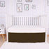 Linens Limited Box Pleated Mini Crib Bed Skirt Premium 100% Cotton 800 Thread Count