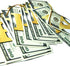 Money Dollar Bill Signs Theme Paper Happy Birthday Banner, Bill Pennant Banner Party Decorations
