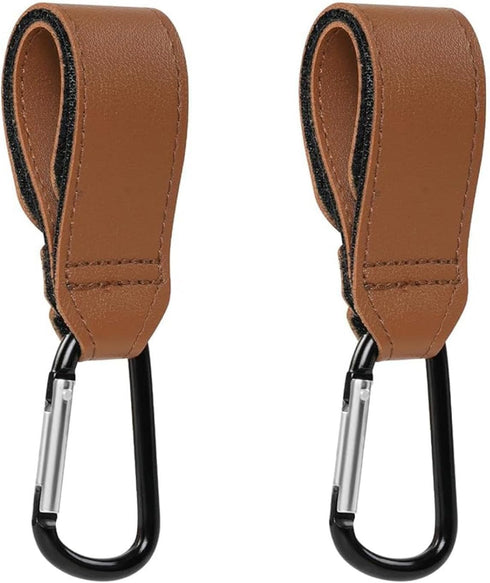 GHYUOPIEF Stroller Hooks for Bags,2 Pack Non-Slip Stroller Clips and Hooks,Adjustable Stroller Carabiner