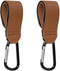 GHYUOPIEF Stroller Hooks for Bags,2 Pack Non-Slip Stroller Clips and Hooks,Adjustable Stroller Carabiner