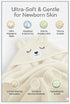 Generic My Tiny Nugget White Hooded Baby Bath Towel Soft & Absorbent | Cute Animal Hood | Plush Newborn Infant