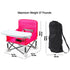 PandaEar Portable Travel Booster Seat with Tray| Folding Baby Seat Booster High Chair for Dining Table| Compact Camping