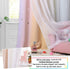 Grommet 1 W52 L72 NICETOWN Nursery Curtains for Kids Bedroom, Star Cutout Girls Room Solid Room Darkening Blackout