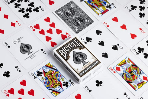 Bicycle Standard Index Playing Cards (Black/Red), Pack of 4