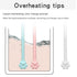 Psdndeww Convenient Baby Milk Powder Stirrer Lovely Stir Stick Mixing Rod with Over-Heat Reminding Silicone Mixing