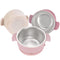 Bellas Friends Stainless Steel and Silicone Baby Bowls with Suction 3 Pack,