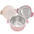 Bellas Friends Stainless Steel and Silicone Baby Bowls with Suction 3 Pack,