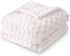 HOMRITAR Flannel Fleece Fluffy Baby Blanket, 3D Jacquard Soft Warm Plush for Toddler or Newborn (30 x 40 Inch, Cream)